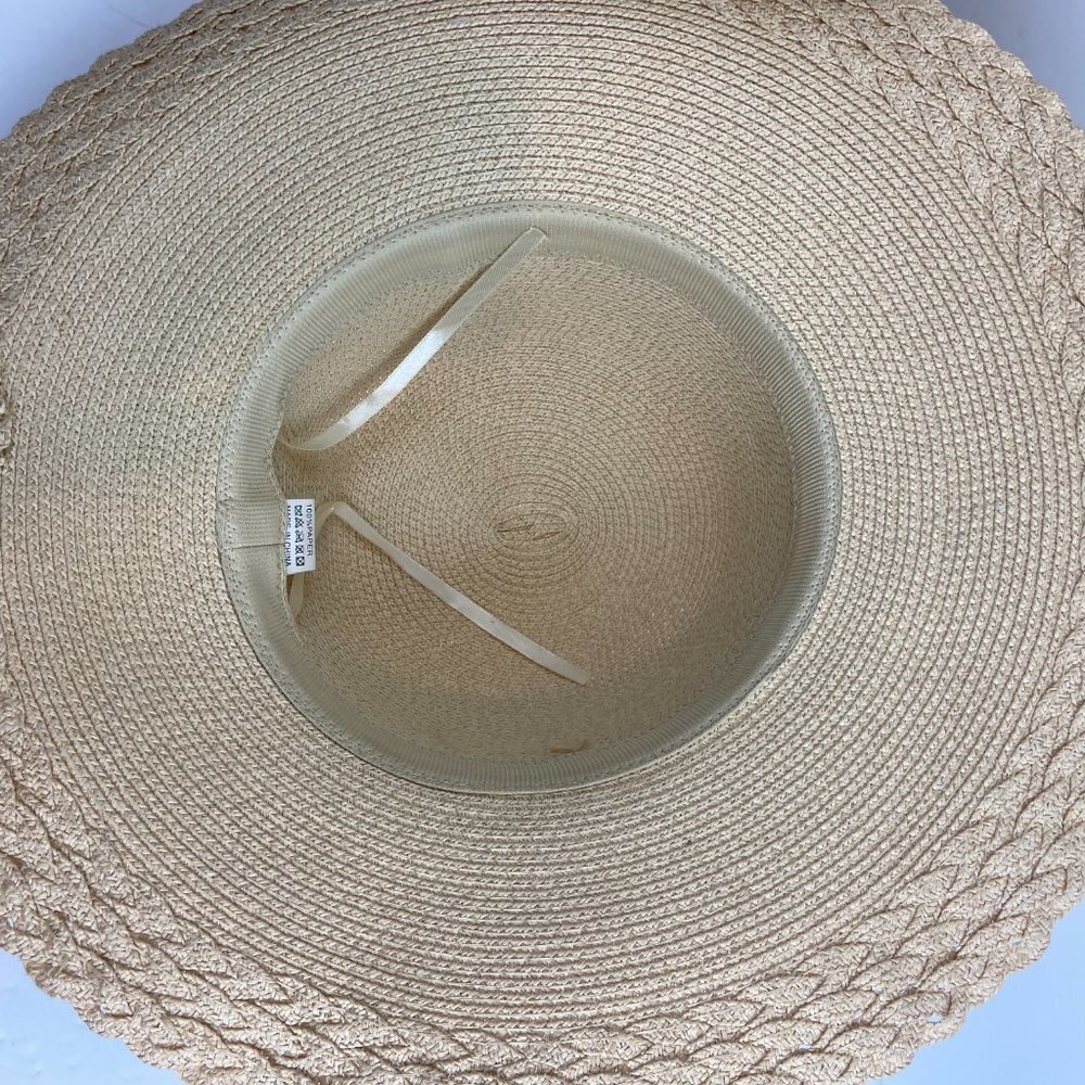 NWOT Sun Floppy Hat Bow 100% Paper - Picture 6 of 7